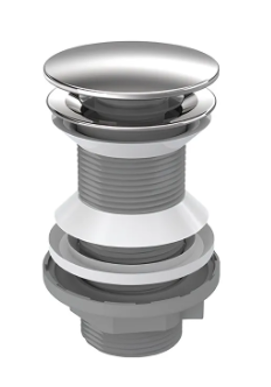 İz Yapı 220039 Felix Pop Up Sifon Paslanmaz Başlıklı Krom, Körüklü Gider Borusu