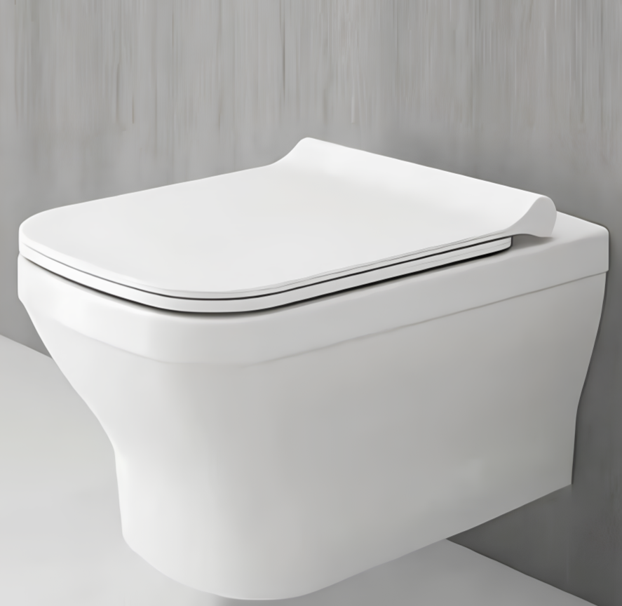 Bocchi 1080-001-0128 Scala Kanallı Asma Klozet, Bocchi Yavaş Kapanan Kapak