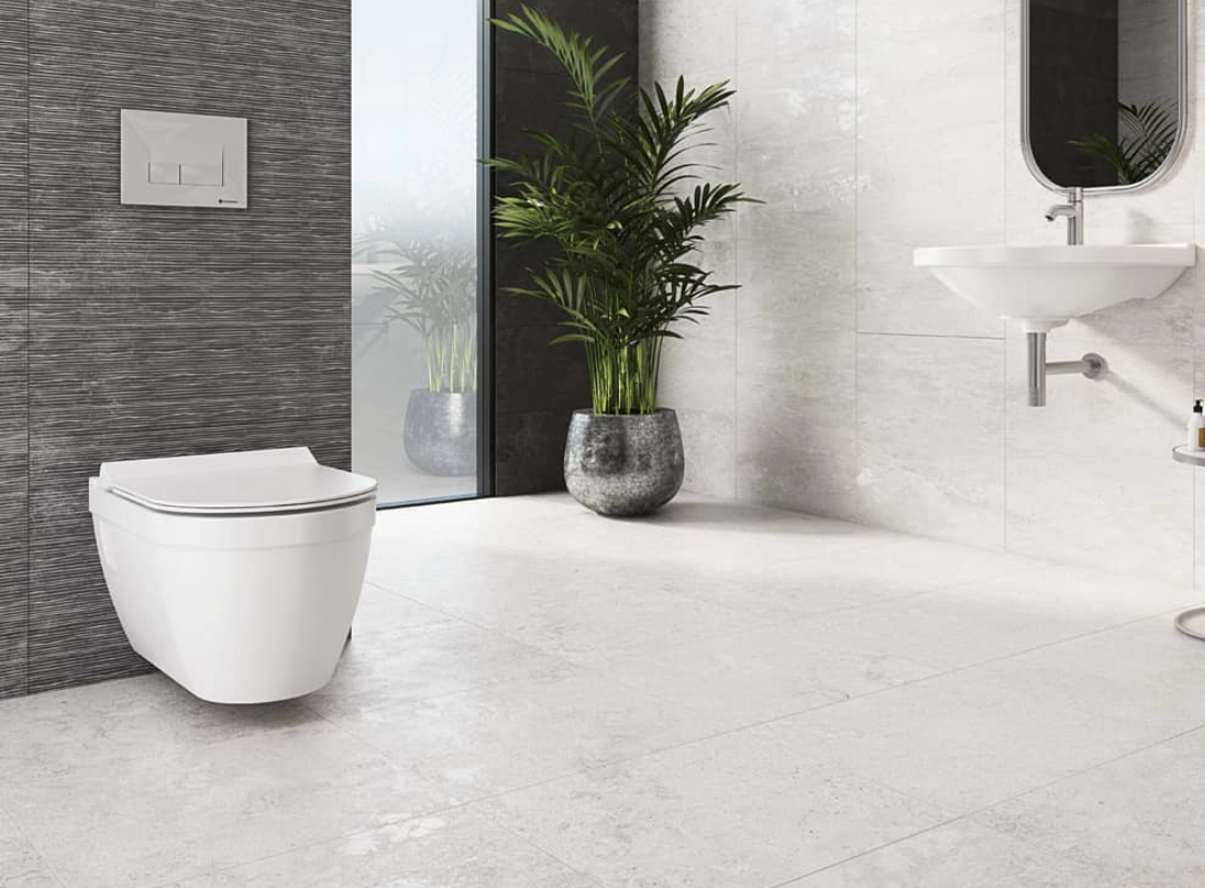 Seramiksan Terra Kanallı Asma Klozet Açık Montaj ve Yavaş Kapanan Kapak