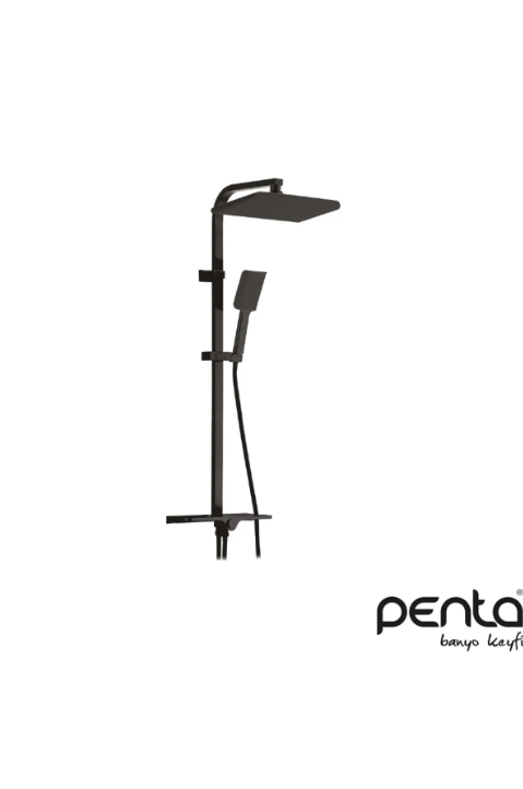Penta Duş Sistemi Siyah 8869B