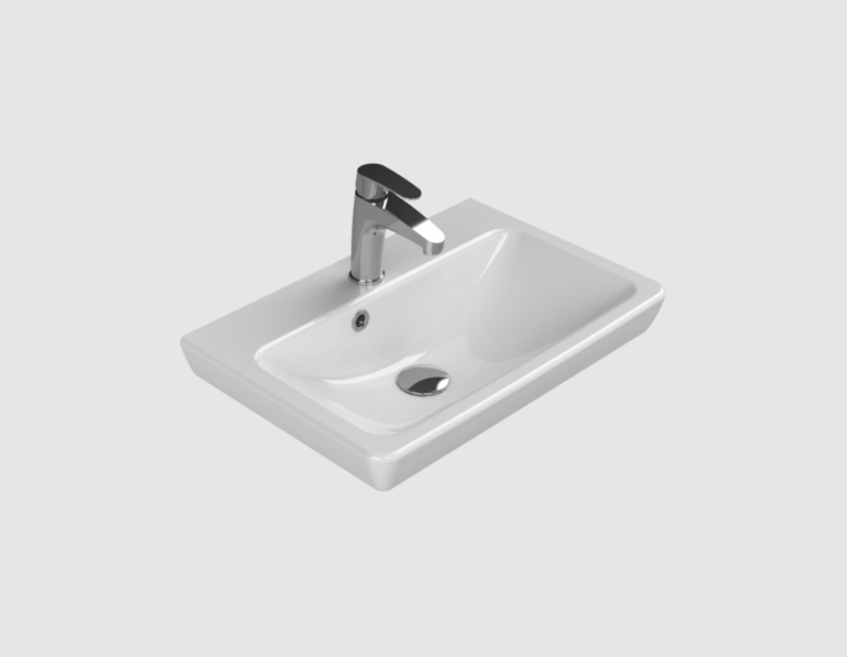 Turkuaz Porto 55 x 38 cm Etejer Uyumlu Lavabo