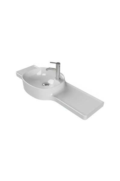 Turkuaz Cerastyle Harmony 100 x 38 Etajer Uyumlu Lavabo